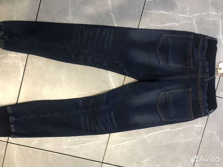 Джинсы на байке