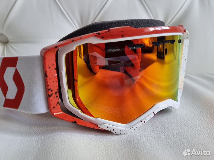 Очки scott Prospect Snow Cross LS white red red ch