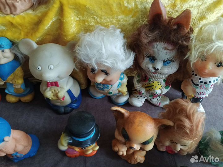 Резиновые игрушки СССР