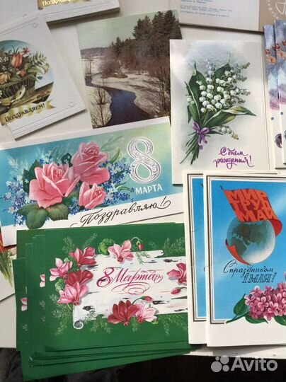 Винтажные советские открытки/почтовые конверты