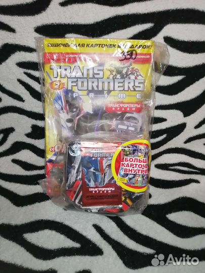 Карточки, бустеры, журналы трансформеры прайм