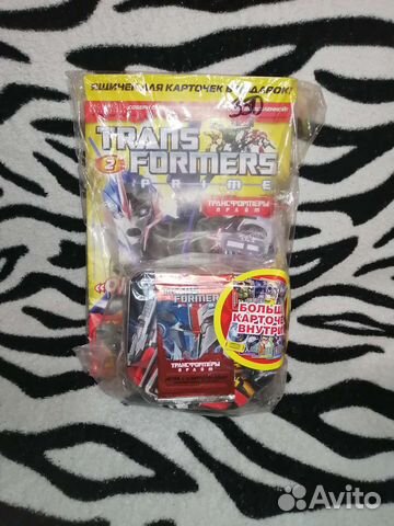 Карточки, бустеры, журналы трансформеры прайм
