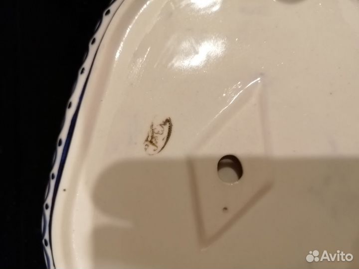 Масленка гжель СССР