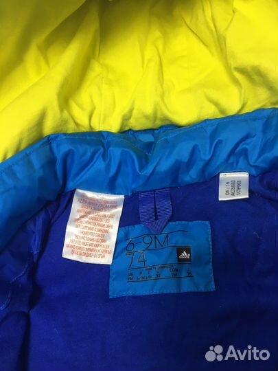Пуховик для мальчика 74