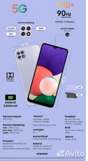 Samsung Galaxy A52, 4/256 ГБ