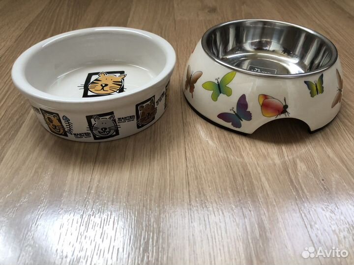 Кошачий корм/когтеточка/миска/перчатка