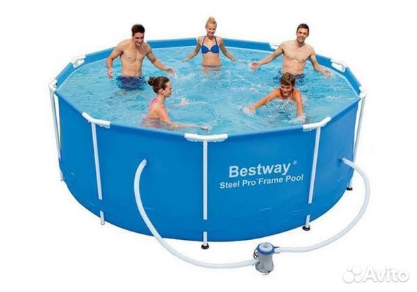 Каркасный бассейн bestway 305х100 с фильтр-насосом