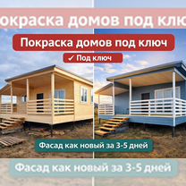 Покраска домов и фасадов, Домодедово