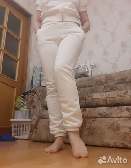 Женские спортивные утеплённые брюки