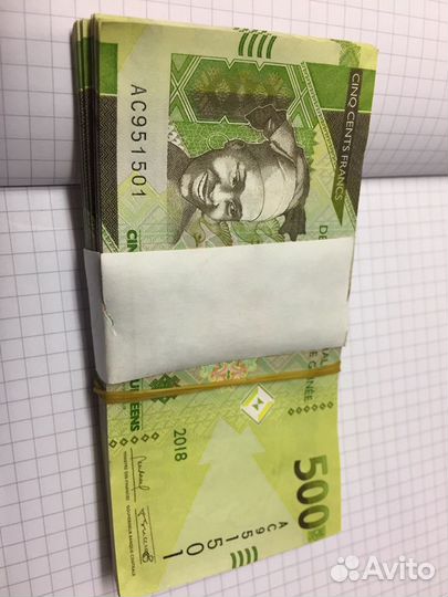 Гвинейские франки, деньги