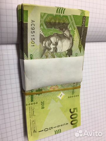 Гвинейские франки, деньги