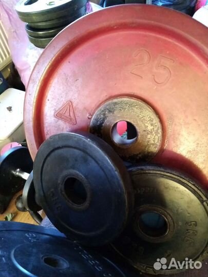 Штанга: блины и гриф