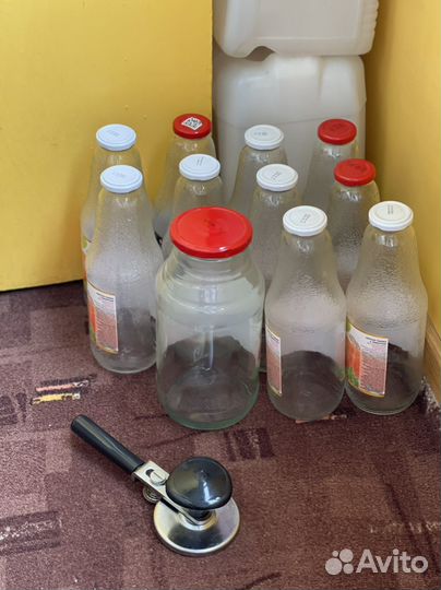 Бутылки и банки стекло