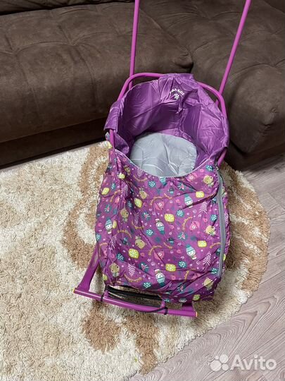 Детские санки тимка 5 на колесах