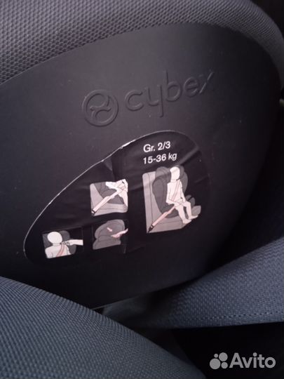 Детское автокресло 15 до 36 кг cybex