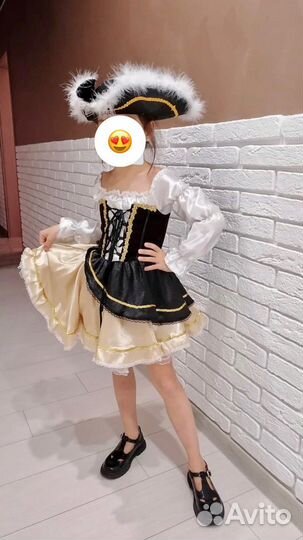 Новогодний костюм для девочки пиратки (аренда)