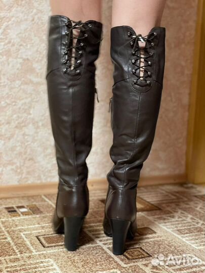 Сапоги из натуральной кожи женские 40 размер