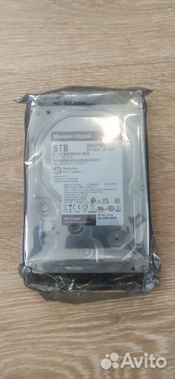 Hdd 6tb Жесткие диски western digital purple