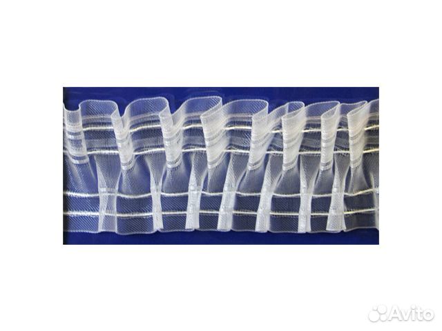 Лента шторная bandex tosca 70мм 1:2.0 прозрачная