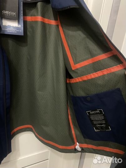 Geox новая мембранная куртка ветровка 58/60
