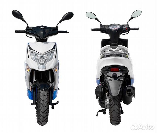 Скутер Regulmoto eagle 50 (LJ80QT-3L) колёса R12