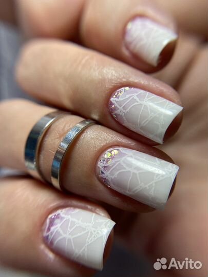 Гель лак наращивание ногтей маникюр