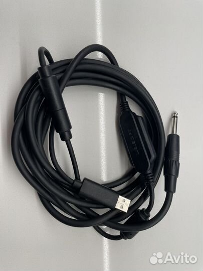 Переходник Jack 6.3 на USB для гитары