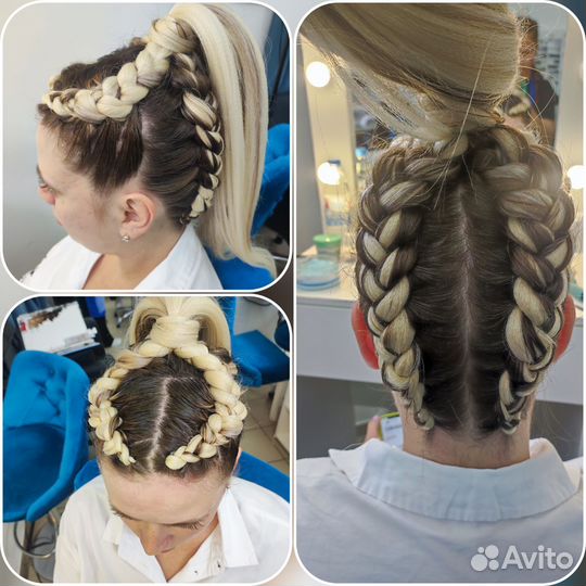 Косы с канекалонами и без