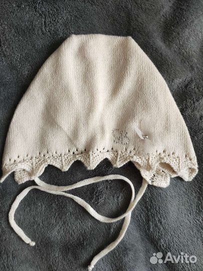 Шапка чепчик для малыша 36-40 р-р