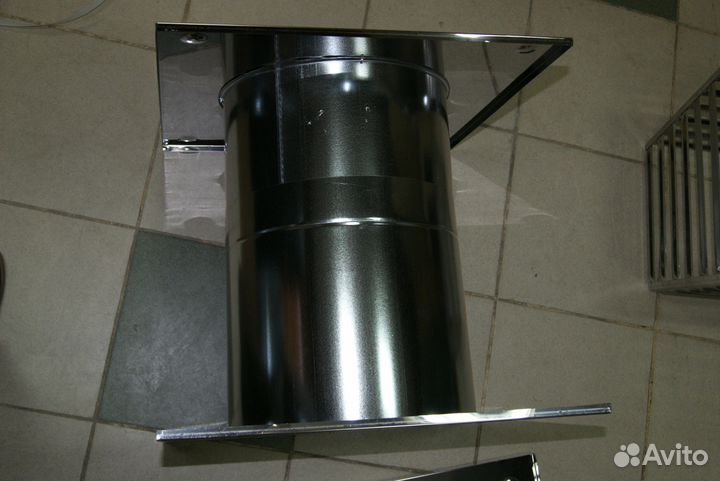 Потолочно проходной узел для дымохода в баню, дом