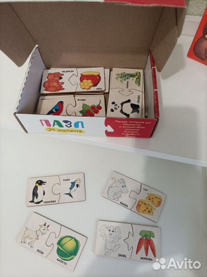 Пакет развивающих игрушек сортеры, пазлы
