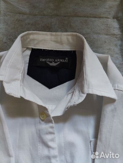 Рубашка белая детская, на возраст ребенка 6 лет