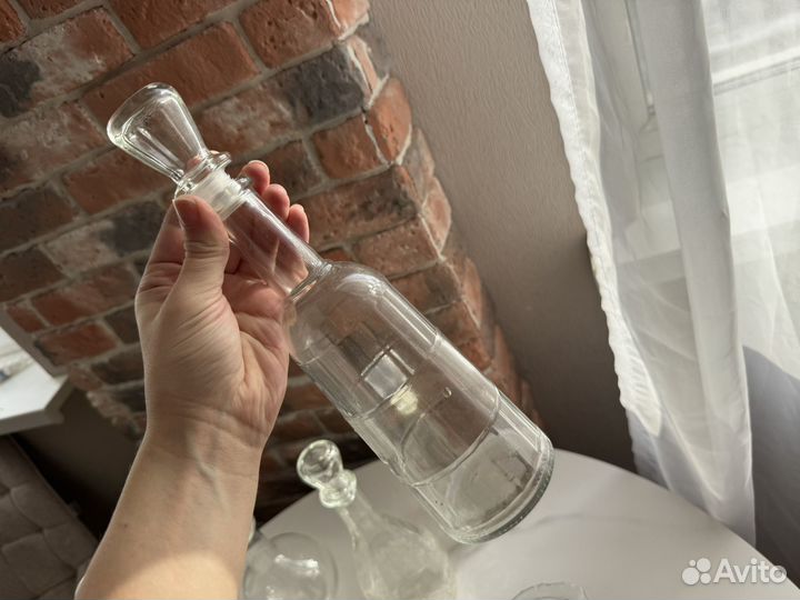 Штофы графины кувшины