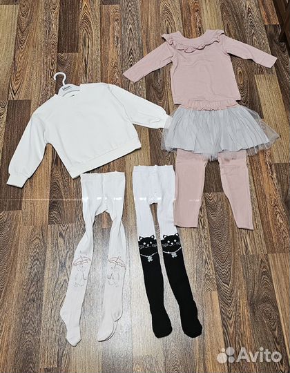 Одежда, обувь для девочки пакетом 86,92,98,104,110