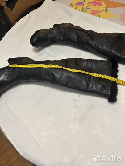 Сапоги женские натуральная кожа 39,5