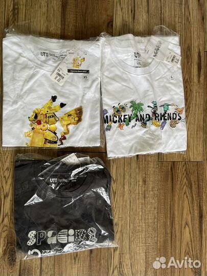 Uniqlo Pokemon футболки