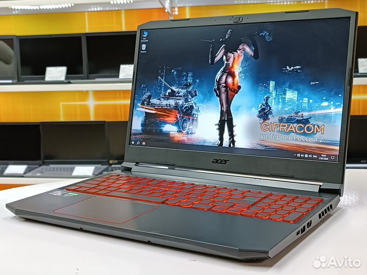 Игровой Acer 15.6''144Hz Ryzen 5 5600H 1650Ti