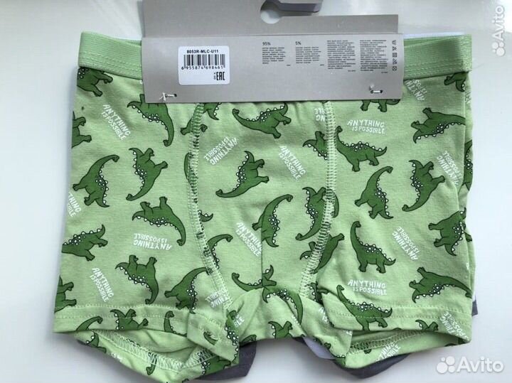 Трусы боксеры 122/128, 134/140 новые sinsay (3 шт)