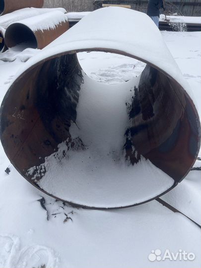 Обрезок трубы 1220х12 с бандажом