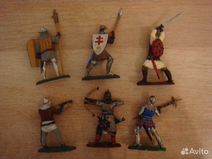 Солдатики Грюнвальдская битва и Индейцы