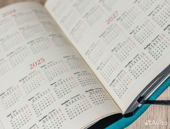 Кожаный ежедневник ручной работы