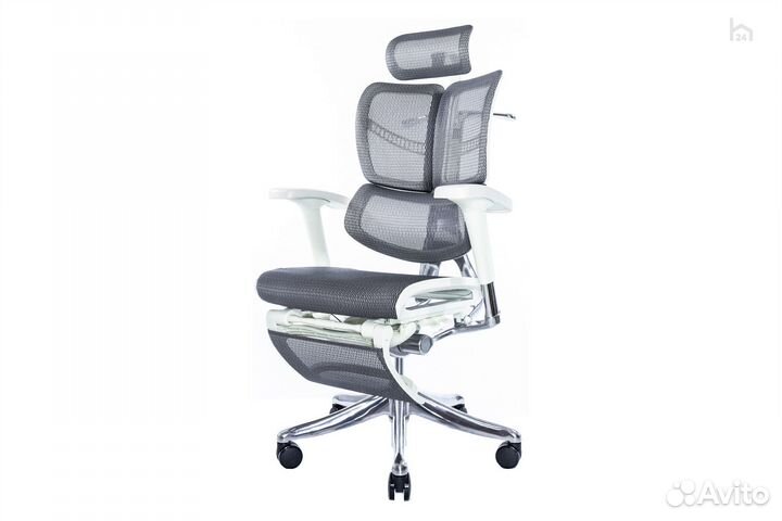 Кресло компьютерное ортопедическое c подставкой дл