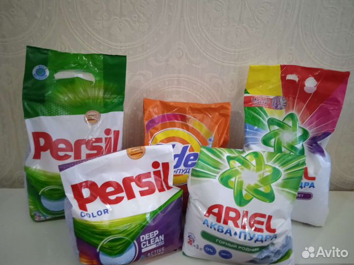 Стиральный порошок, гель для стирки