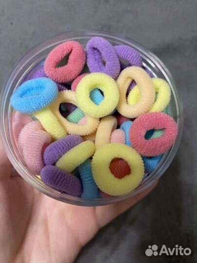 Детские резинки для волос 100 шт