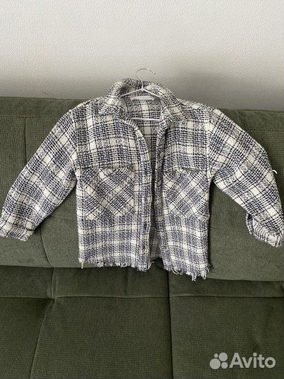 Рубашка zara для девочки 122