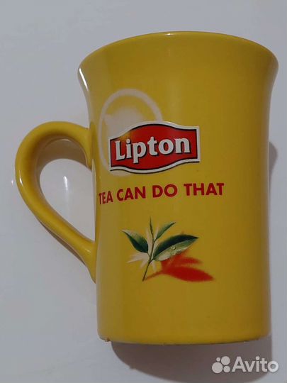 Кружки Lipton. Тарелка декоративная. Стаканы