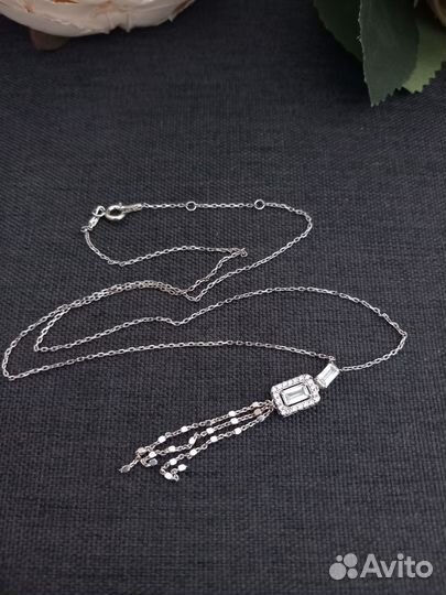 Комплект колье и серьги серебро