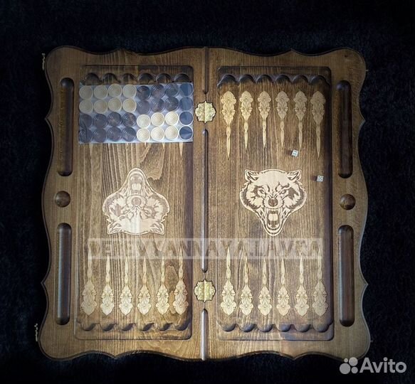 Нарды резные 