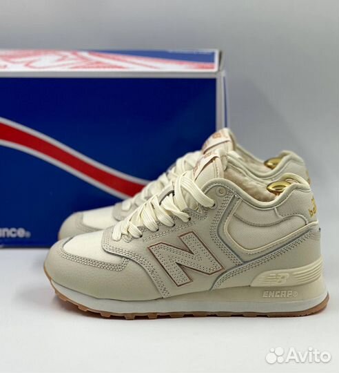 Кроссовки женские New Balance 574 с мехом