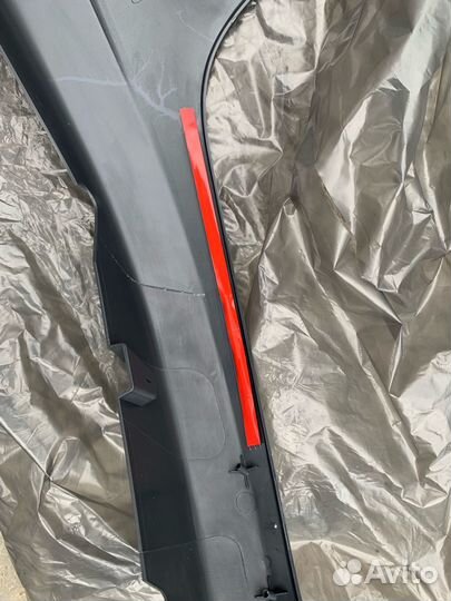 Накладка переднего бампера для Лада ларгус кросс